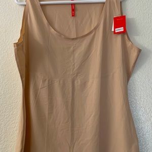 Spanx Nude Tank 3XL smoothing shape wear